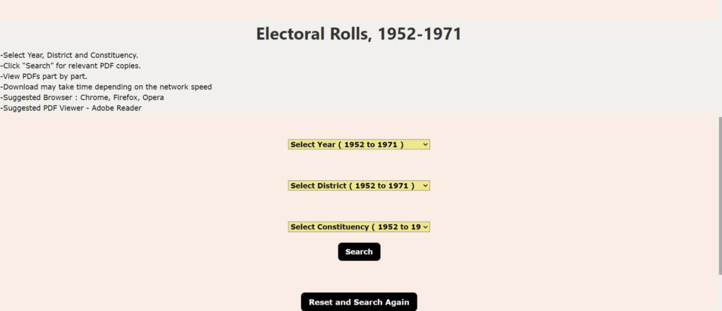 download west bengal old voter list